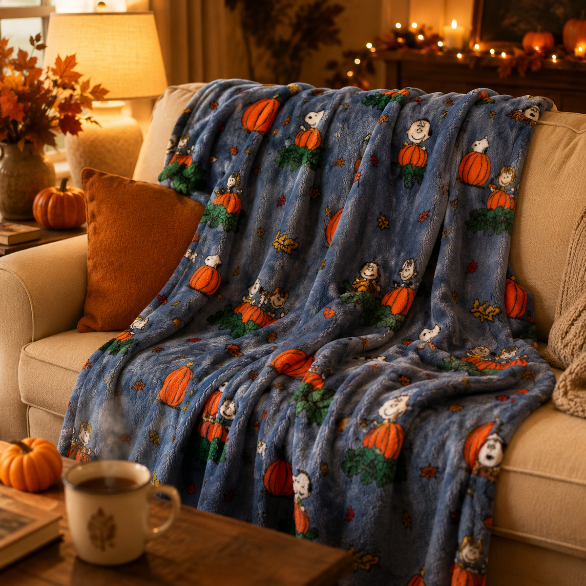 Peanuts Halloween Blanket