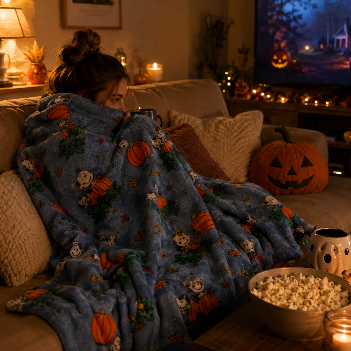 Peanuts Halloween Blanket