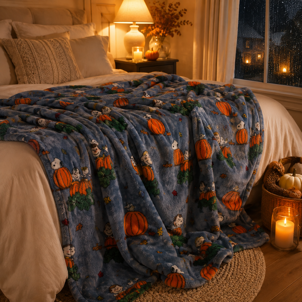 Peanuts Halloween Blanket