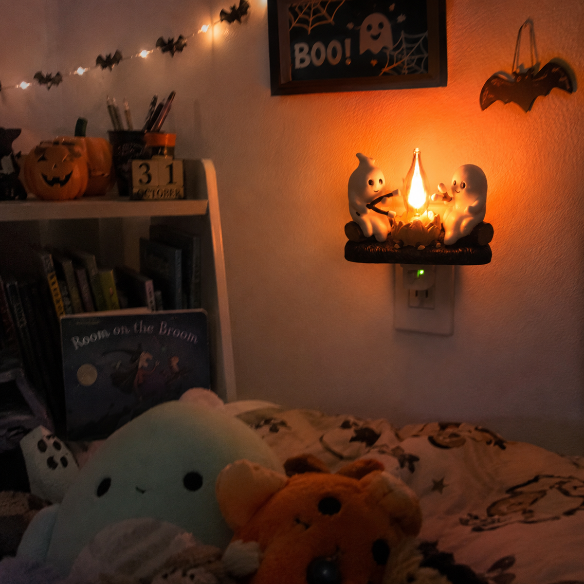 Cute Halloween bedside night light