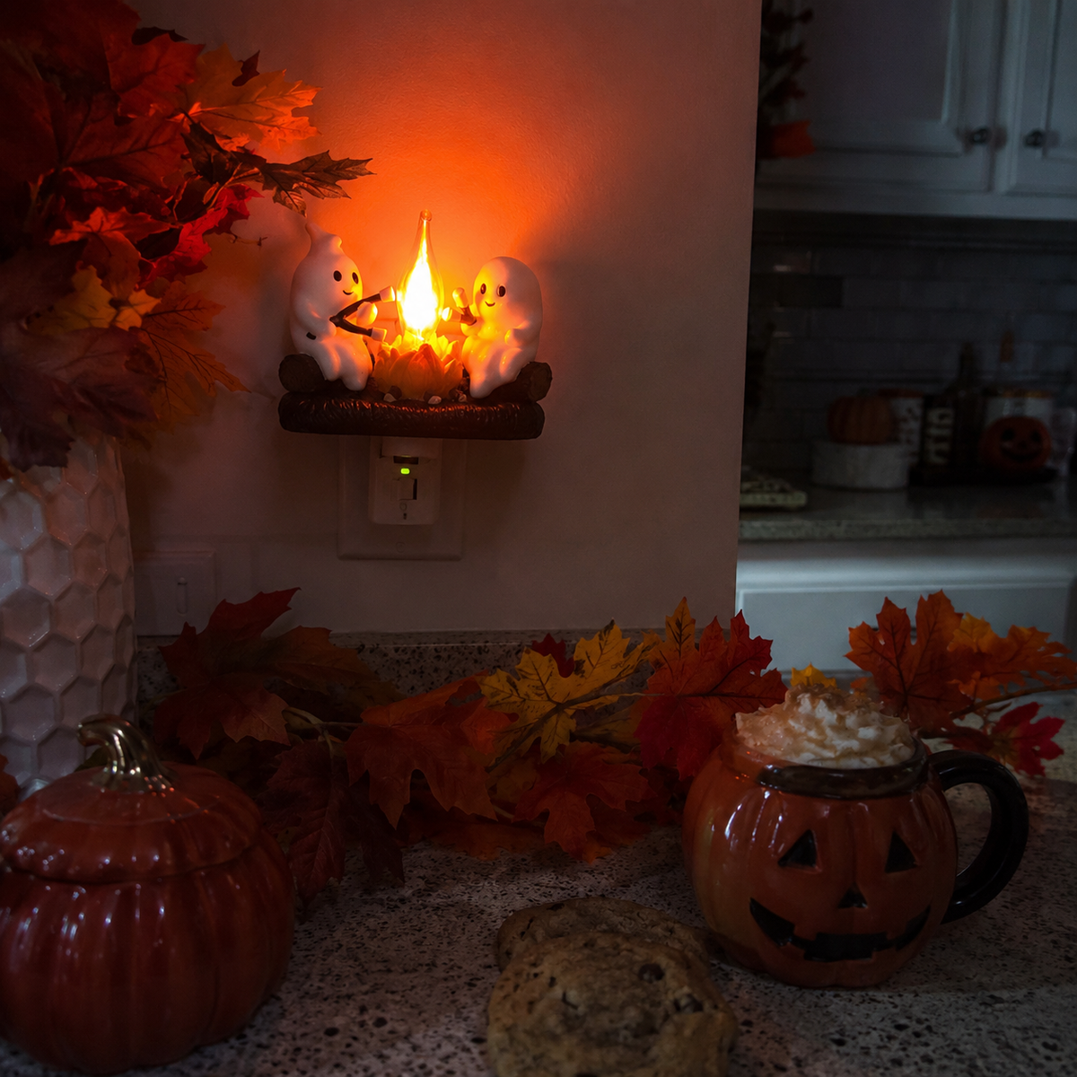 Ghost Campfire Night Light gift idea