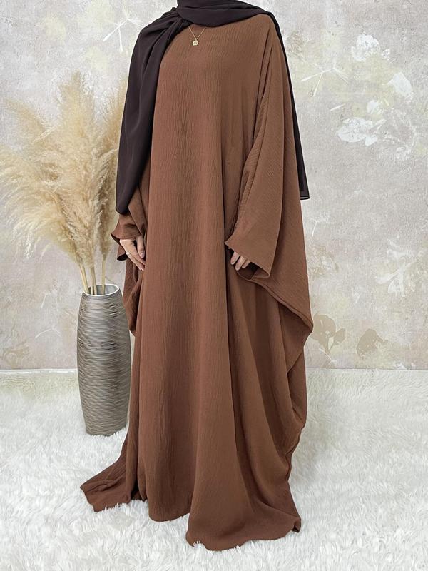 One Size Women's Solid Color Abaya
