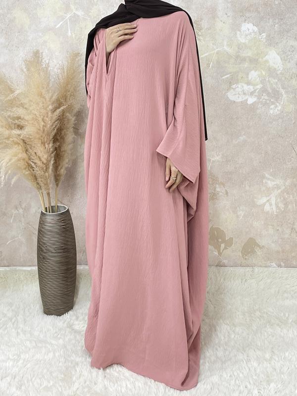 One Size Women's Solid Color Abaya